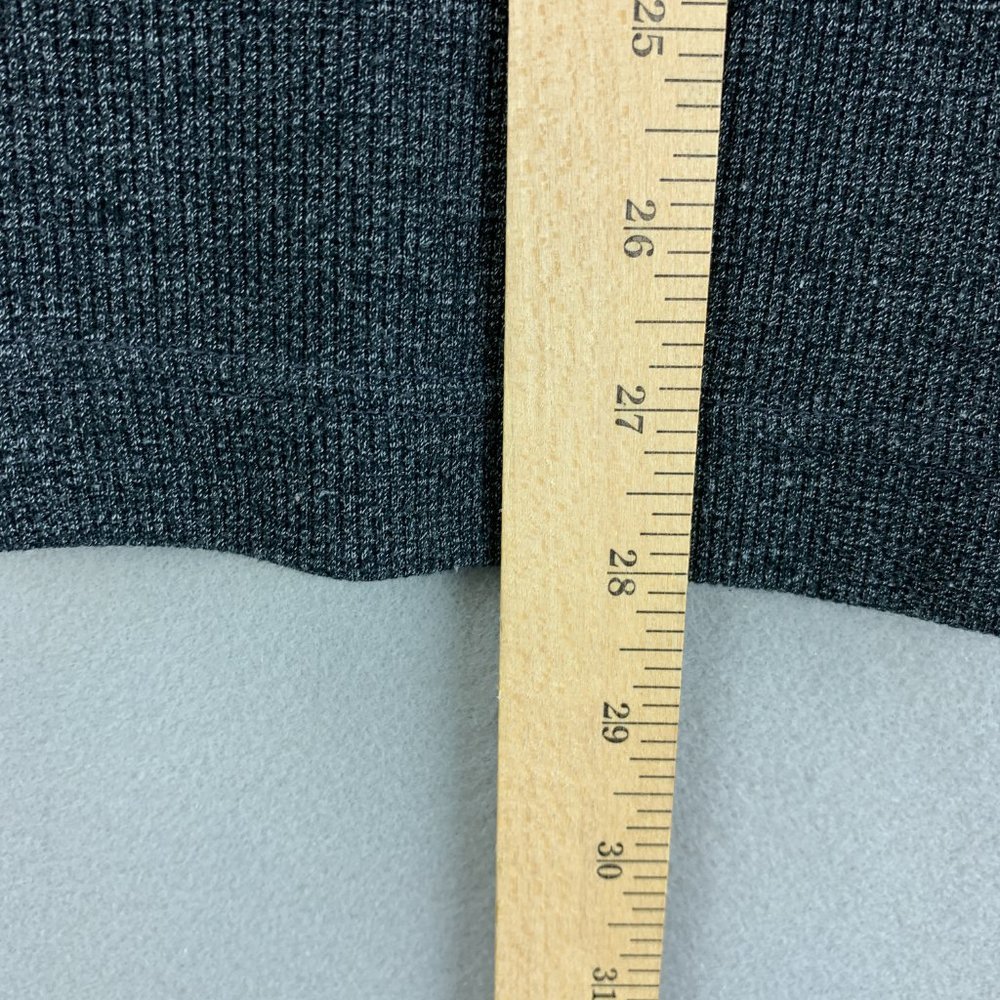 **SOLD**Banana Republic Mens Shirt Large Gray Long Sleeve Thermal Snap Pockets - Picture 8 of 12